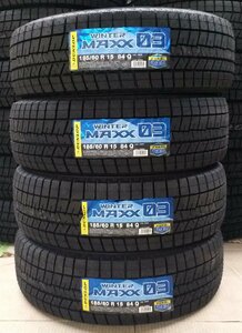 【送料無料】ダンロップ ウィンターマックス03 WM03 185/60R15 84Q 新品4本セット 2021年製 ◆お買い得◆アクア フィット シャトル ヤリス