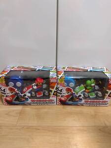 リモートコントロールカー　マリオカート　マリオ　ヨッシー　全2種セット　まとめ売り　プライズ　マリカー　ラジコン　新品・未開封