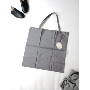 新品 humoresque ユーモレスク tote bag シルク トート バッグ グレー