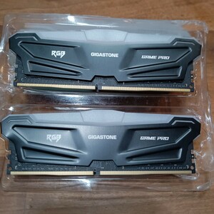 GIGASTONE Game PRO 16GBx2枚 (32GB Kit) DDR4 3200MHz