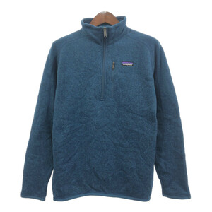 patagonia パタゴニア ハーフジップ ベターセーター フリースジャケット アウトドア ブルー (メンズ L) 中古 古着 Q6123