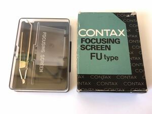 CONTAX コンタックス フォーカシングスクリーン FU-5 U-3 箱違い？ FOCUSING SCREEN