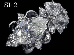 GI14100SS初売り【1円～】新品【RK宝石】≪Diamond≫ SI-2 極上ダイヤモンド 特大1.033ct 極上脇石ダイヤ Pt900 超高級ペンダントヘッド