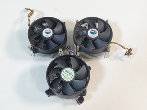 H3309　Cooler Master ねじ止め式 CPUクーラー　　3個まとめ売り　動作確認済み　【中古品】