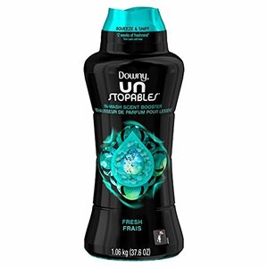 Downy Unstopables インウォッシュ フレッシュな香り ブースター ランドリービーズ (37オンス)