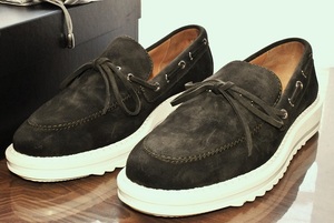 GIUSEPPE ZANOTTI ジュゼッペ ザノッティ Whipstitch Suede Boat Shoes スエードレザー モカシンシューズ/ボートモカシン 29cm 44 未使用