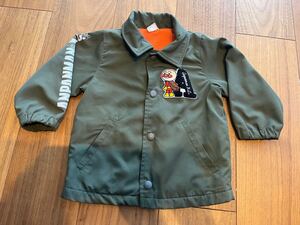 送料無料　正規品　子供服 アンパンマン　ジャケット 90サイズ　カーキ