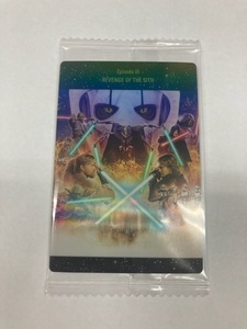 STAR WARS スターウォーズ カードウエハース NO.37 エピソードⅢ バンダイ メタルプラカード