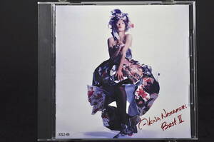 ベスト盤☆ 中森明菜 BEST Ⅱ/ AKINA NAKAMORI ベスト 2 ■全10曲収録 CD アルバム ♪TATTOO,DESIRE,TANGO NOIR,Fin,難破船,他 32L2-49 