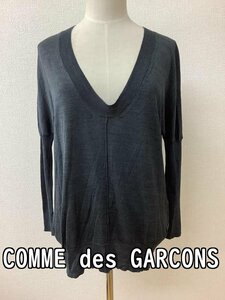 コム デ ギャルソン (COMME des GARCONS) シルク100%ニット グレー サイズS