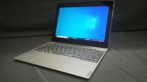 ☆【良品♪】Lenovo ideapad D330[Celeron N4000 1.1GHz/RAM:4GB/SSD:64GB/10.1インチ]Windows 10 タブレットPC 動作OK 