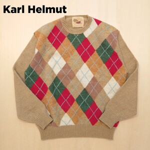 karl helmut ニット セーター アーガイル柄 カールヘルム ウール 2411 pinkhouse ピンクハウス