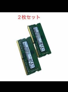 SAMSUNG 1RX8 PC4-2400T-SA1-11 8GB×1 2枚セット