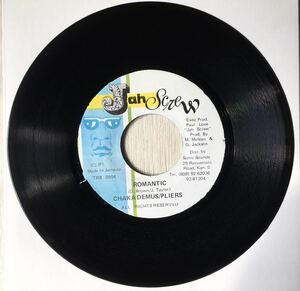 Chaka Demus & Pliers - Romantic / Jah Screw Reggae Dancehall Foundation Dub / 45RPM 7インチレコード