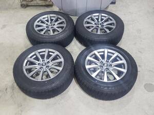 Q5585 現状渡し☆売切☆ブリヂストン 195/65R15 15×6.5J タイヤホイールセット 5穴 4本セット 2016年製