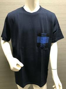 本物 新品 HYDROGEN ハイドロゲン半袖Tシャツ 210012 紺 M