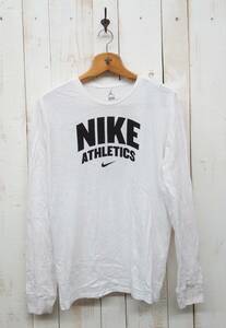 NIKE ナイキ　JORDAN ＊L/S T-shirts 長袖　ロンT 　ロングスリーブTシャツT ＊お色　ホワイト系 LARGE ＊NIKE ATHLETICS　