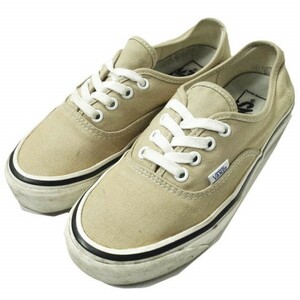 VANS バンズ STYLE 44 AUTHENTIC DX オーセンティック US5.5(23.5cm) BEIGE キャンバス Anaheim Factory Collection スニーカー g10627