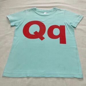 アメリカンアパレル　American Apparel キッズ　子ども　Tシャツ　アルファベット　Qq size6 110