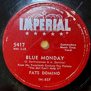 FATS DOMINO IMPERIAL Blue Monday/ What’s The Reason I’m Not Pleasing You