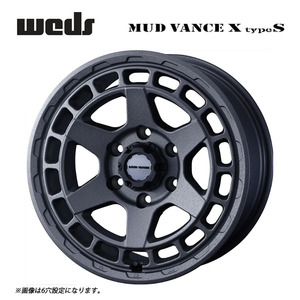 送料無料 ウェッズ MUD VANCE X type S 4J-12 +40 4H-100 (12インチ) 4H100 4J+40【4本セット 新品】