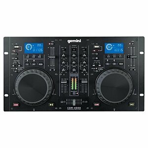 【中古】 GEMINI MP3 CD DJ ワークステーション デュアルCDJ PLAYER+MIXER CDM-400