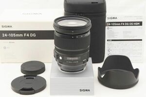 ☆極上美品☆ SIGMA シグマ 24-105mm F4 DG OS HSM Art 元箱 付属品 Canon用 ♯24071307