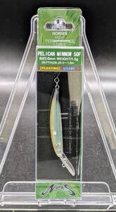 　送料込みノリーズ 　ペリカンミノー50F　ターコイズグリーンLKT　NORIES PELICAN MINNOW 50F 　エリア　トラウト