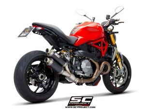 【国内在庫】SC-PROJECT SCプロジェクト GP ツイン スリップオンサイレンサー ユーロ4対応 消音バッフル付属 DUCATI MONSTER 1200 R 