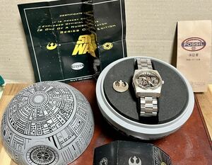 未使用品 FOSSIL STARWARSコラボ腕時計 フォッシル×スターウォーズ15,000本限定 LI-1563