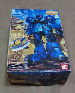 説明書欠箱難 MS-05B ランバ ラル専用 ザクI 1/100 MGマスターグレード MSV 機動戦士ガンダム ギレンの野望 バンダイガンプラ