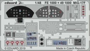 エデュアルド ズーム1/48 FE1000 MiG-17F for HOBBY BOSS kit