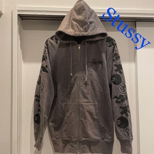 STUSSY　ステューシー パーカー　メンズ　サイズL　8ボール　0023