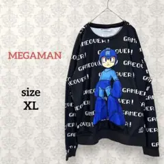 MEGAMAN【XL】ロックマントレーナー ビッグシルエット ゲームキャラクター