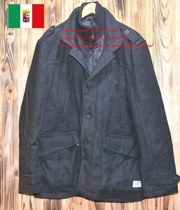 ★イタリア直輸入★良質　ウールコート　XXXXL (F-0253）メンズ おすすめ