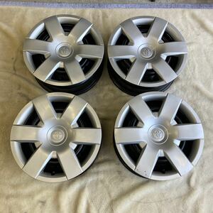 トヨタ 200 ハイエース 純正 スチールホイール ホイールキャップ付き 15×6J PCD139.7/6H 4本