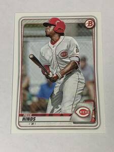 RECE HINDS 2020 BOWMAN #BP41 REDS 即決