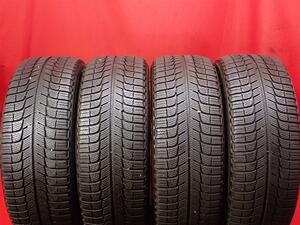 スタッドレス4本 《 ミシュラン 》 X-ICE 3プラス [ 205/55R16 94H ]7.5分山★ レクサスCT アイシス カローラスポーツ リーフ stati16