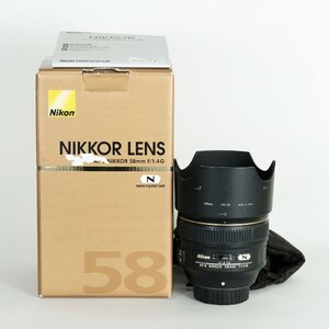 [良品] Nikon AF-S NIKKOR 58mm f/1.4G / ニコンFマウント