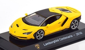 Altaya　1/43　ランボルギーニ・チェンテナリオ　yellow/black　2016　Supercars Collection