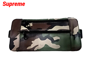 【Supreme Leather Waist/Shoulder Pouch Woodland Camo シュプリーム レザー ウェスト ショルダー ポーチ 迷彩 ウッドランドカモ 2019ss】