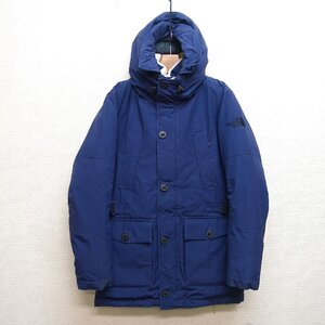 THE NORTH FACE ノースフェイス ダウンコート ロング ダウンジャケット メンズ Lサイズ 正規品 ブルー D8352