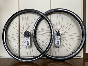 ◆ Campagnolo SHAMAL CARBON DB 前後 カーボン ホイール ディスクブレーキ リム チューブレス 2-WAY FIT カンパニョーロ シャマル F/R UD