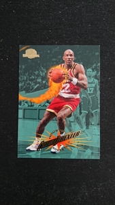 1995年当時物!FLEER/SKY BOX製NBA HOUSTON ROCKETS「CLYDE・DREXLER」トレーディングカード1枚/クライド・ドレクスラーBASKETBALLロケッツ