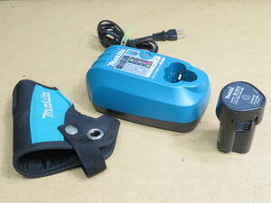 （Mj-60) Makita10.8V充電器 DC10WA／ホルダー美品 