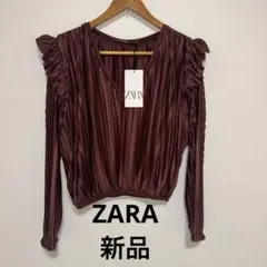 新品　ZARAレディースブラウス