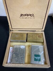 ★ZIPPO★Marlboro 1995年 カメレオン★Seven Stars Menthol 2002年★シャチ　04★US　AIR　FORCE★4個★ケース付★