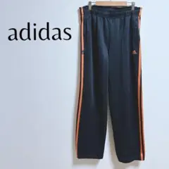 1225【adidas】3本ラインジャージーパンツ／Ｏ／ネイビー／スポーツウェア