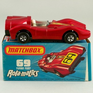 イギリス マッチボックス（matchbox） Rola matics turbo fury 1973 new 69