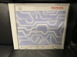 ホンダ HONDA サービスマニュアル 電子配線図 Electrical Wiring Diagram DVD クラリティ 2016 CLARITY FUEL CELL ZC4